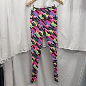 Victoria's Secret Vibrant Striped Kids Leggings